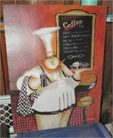 Jennifer Garant Coffee Chef Print on Canvas
