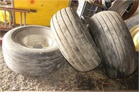 3-Firestone 19L-16.1 Tires on Rims