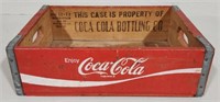 Cocoa-Cola Red Wood Crate