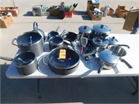 Lot 253  Kitchen Aid Pots and Pans and Misc Pans.