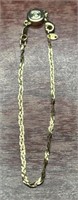 14k Yellow Gold Italy Bracelet, Has Had Repair,