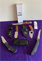RMEF, Sitting Bull, Browning + Knives