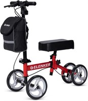 N9115  ELENKER Economy Knee Scooter, Red