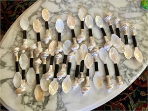 Mother of Pearl Snail End Caviar Spoons