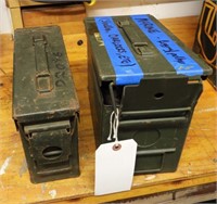 (2) Military Ammo tins full of marine supplies