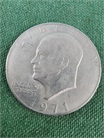 1971 Eisenhower dollar coin
