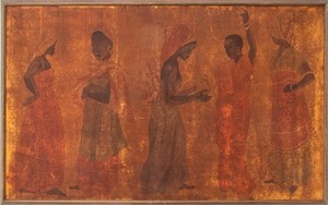 Kimi Five Women Standing Batik, 1972