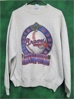 1995 BRAVES WORLD SERIES SWEATSHIRT XXL