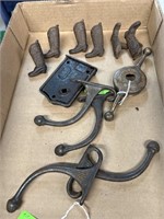Cowboy boot drawer hardware and hooks