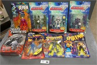 Spiderman, X-Men & Gundam Action Figures