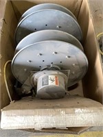 BOX OF AIR HOSE REELS