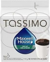 Tassimo Maxwell House Decaffeinated Coffee Single