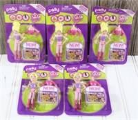 (5) Polly Pocket Pop 'N Swaps