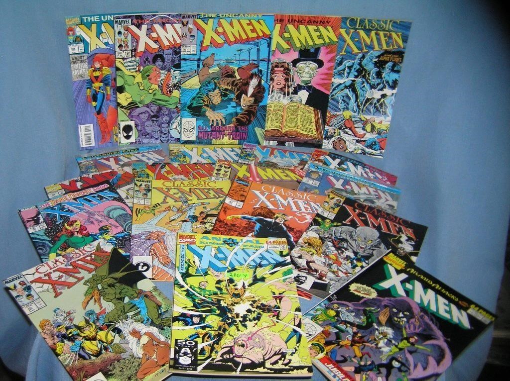 Large collection of vintage Xmen comic books