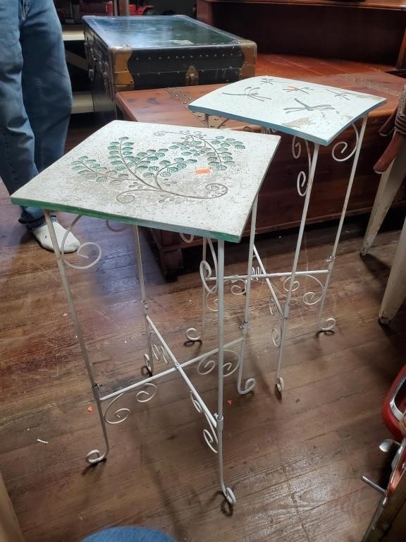 Decorative Top Metal Stands