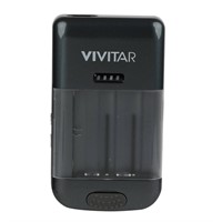 VIvitar Universal Battery Charger - Black - VIVSC4
