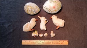 Large Vintage Offering Of Easter Items.