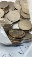 (60) Eisenhower dollars, assorted years