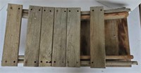 Wooden sled? Washing board? Two pieces that fit