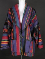 Vintage Pioneer Wear Wool Blend Fringed Jacket M
