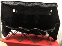 3 Person Collapsable Lawn Chair W/ Canopy