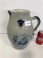 Antique Salt Glaze Pitcher Trinke Langsam ...