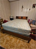 Queen bed with head board