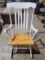 White Rocking Chair