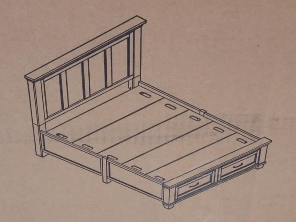 U. Broadmoore - King Size Bed (Parts Only - Not