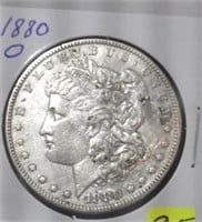 1880-O  Morgan Dollar