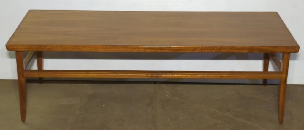 (L) Mid Century Coffee Table (48"×19"×15")