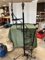 Spiral Iron Plant Stand