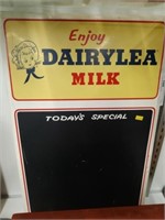 Dairy Advertising Menu Board