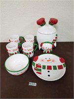 Snowman cookie jar and more!