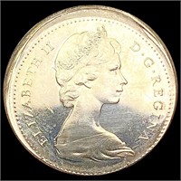 1966 Error Canada Silver 10 Cents HIGH GRADE