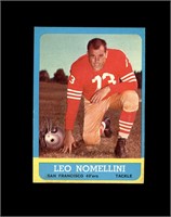 1963 Topps #143 Leo Nomellini EX to EX-MT+