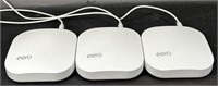 Three Eero Wi-Fi Extension Devices