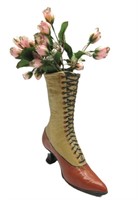 Ceramic Boot Planter10"T