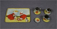 8pc Childs Tin Tea Set