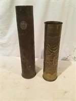 Vases Made From Large Gun Shells