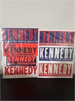 Large lot 7 stickers from 60’s Kennedy for Senate
