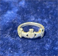 sterling silver Claddagh ring size