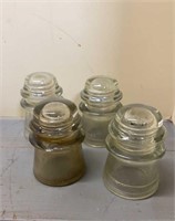 Lot of Glass Insulators