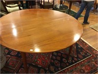 Circular Mid Century teak dining table