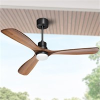 $140 52" Ceiling Fan with Lights Remote