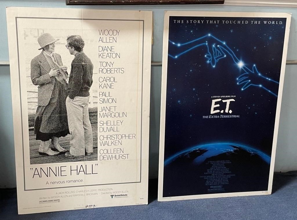 11 - ANNIE HALL & E.T. MOVIE POSTERS