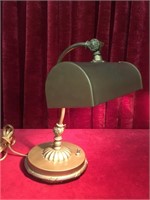 Vintage Brass Adjustable Piano / Desk Lamp