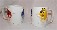 Lot of 2 Matching M&M Mugs