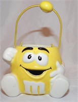 Yellow M&M Ceramic Gift Basket