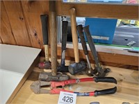 Hammers, mallets & bolt cutter